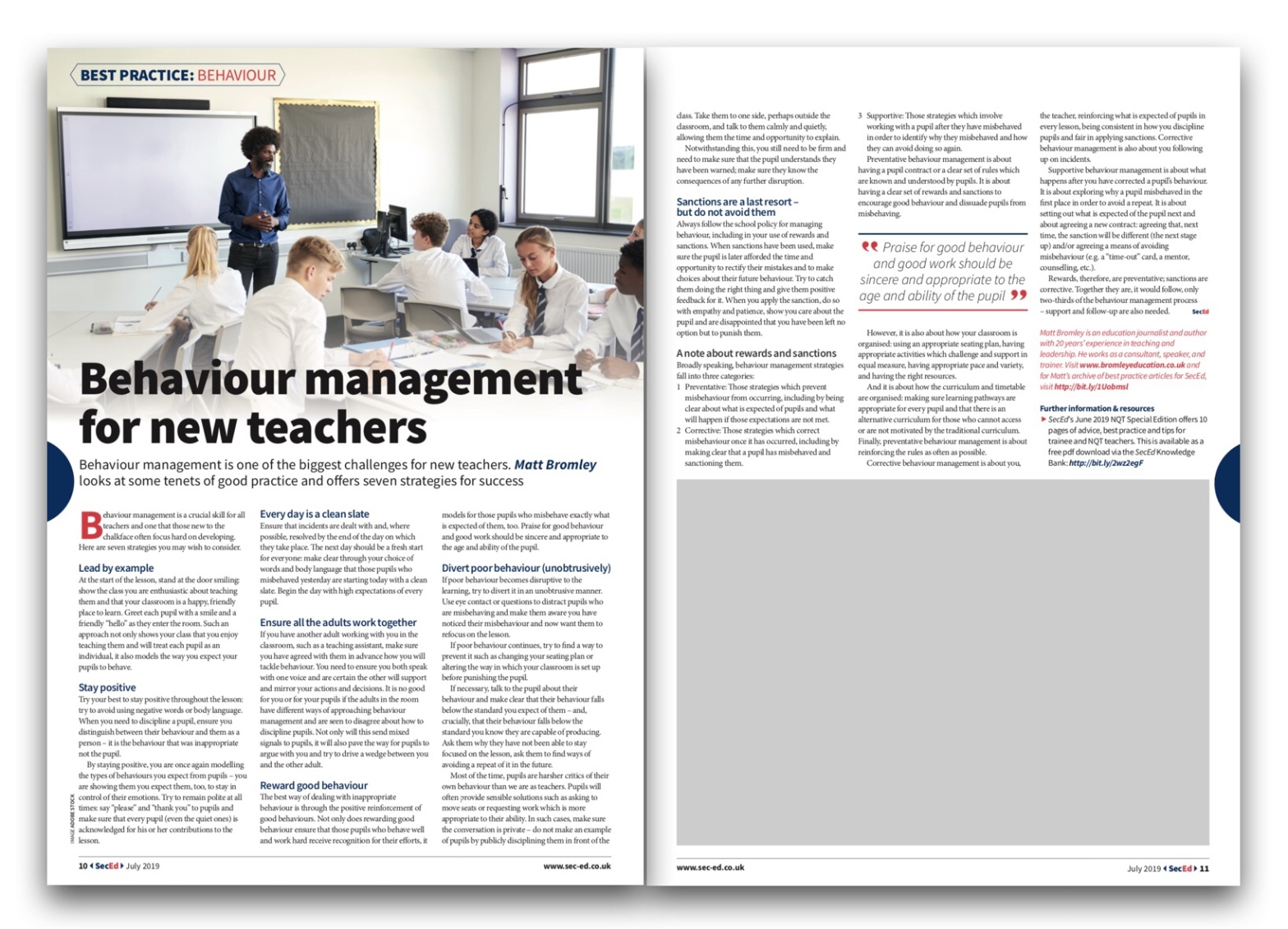 Behaviour management advice for new teachers – Bromley Education